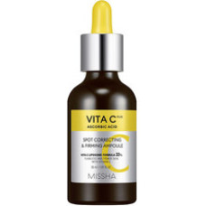 Missha Vita C Plus Spot Correcting & Firming Ampoule - Brightening Facial Serum.