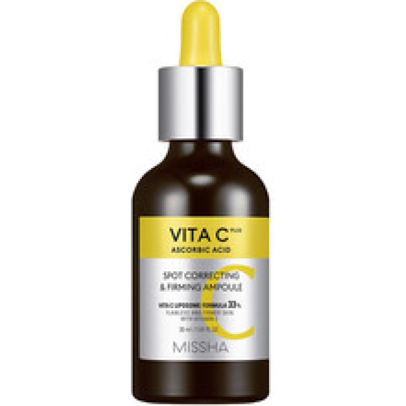 Missha Vita C Plus Spot Correcting & Firming Ampoule - Brightening Facial Serum.