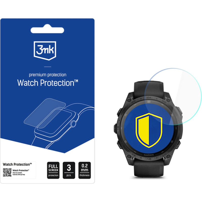 3Mk Protection Hybrid Glass 3mk Watch Protection FlexibleGlass for Garmin Tactix 8 47mm