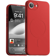 Case Mercury Semi-Silicone MagSafe iPhone 16e red
