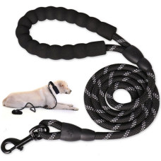 Retoo Izturīga suņu apmācības pavada ar atstarojošiem ieliktņiem, 1,5 m