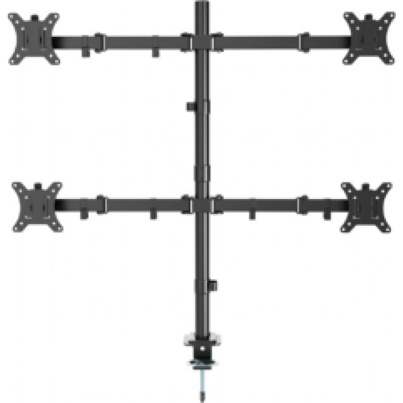 Monitora stiprinājums Gembird Adjustable Desk Mounted 4-display Rotate Tilt Swivel