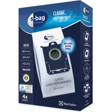 Electrolux Classic Long Performance Vacuum Cleaner Bags E201S s-bag Number of bags 4  White