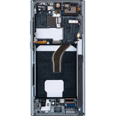 LCD display + Touch Unit + Front Cover Samsung S908B Galaxy S22 Ultra Green (Service Pack)