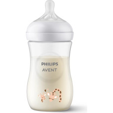 Philips Avent barošanas pudelīte Natural Response Giraffe 260 ml  lēnas plūsmas knupītis  1m+ SCY903|66