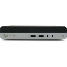 HP ProDesk 400 G4 i5-8500T| 16GB DDR4|256GB SDD| Windows 10 Pro| Mini dators| melns, sudraba (atjaunots)