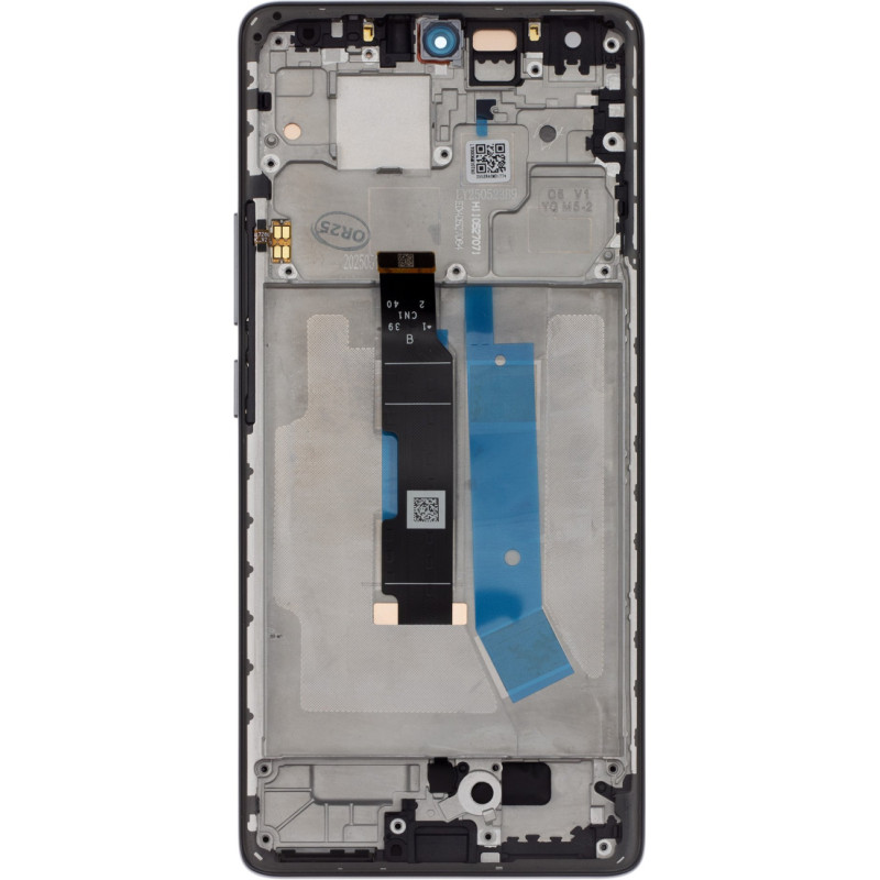 LCD Display + Touch Unit + Front Cover for Xiaomi Redmi Note 14 Pro 4G Black (Service Pack)
