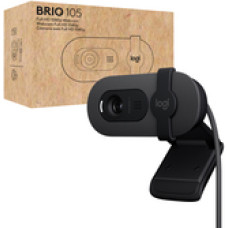 Logitech Brio 105 Business Webcam  2 MP  FHD 1080p  USB-A  Black