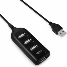 Goodbuy USB sadalītājs (centrmezgls) USB 2.0 līdz 4 x USB 2.0 melns