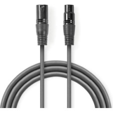 Kabelis Nedis XLR M - XLR F 5m