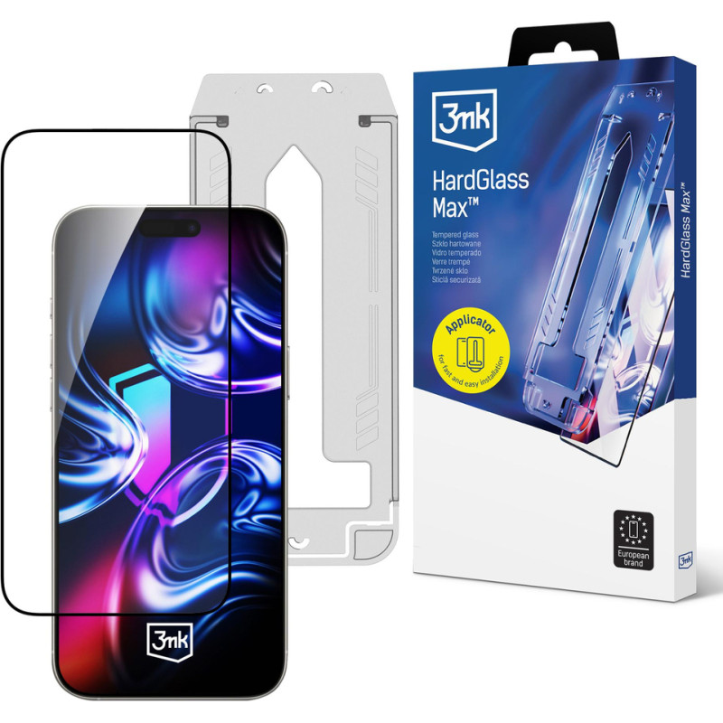 3Mk Protection 3mk Hardglass Max Tempered Glass for iPhone 16 Pro | 17
