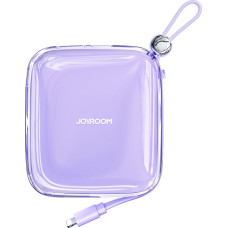 Joyroom Powerbank 10000mAh Jelly Series 22.5W iPhone Lightning kabelis violets