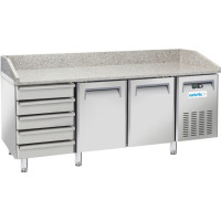 Arktic Picas galds ar atdzesēšanas funkciju un granīta virsmu, 2 nodalījumi, 6 atvilktnes, 362 l, 210 W