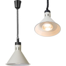 Hendi Koniska piekarināma ēdiena sildī&scaron;anas lampa, diametrs 275 mm, 250 W - balta