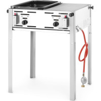 Hendi Gāzes grils ar dalītu režģi un paplāti MASTER MAXI 50/50 11kW