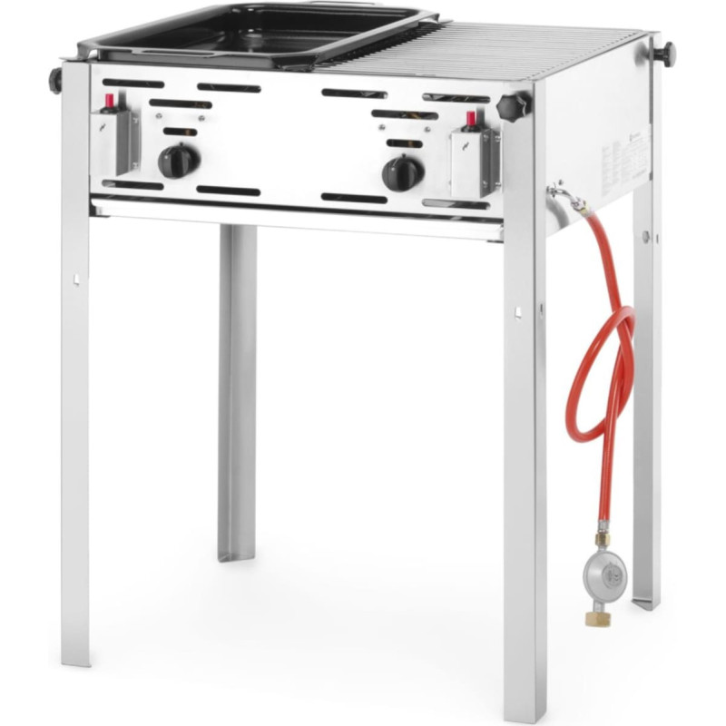 Hendi Gāzes grils ar dalītu režģi un paplāti MASTER MAXI 50/50 11kW