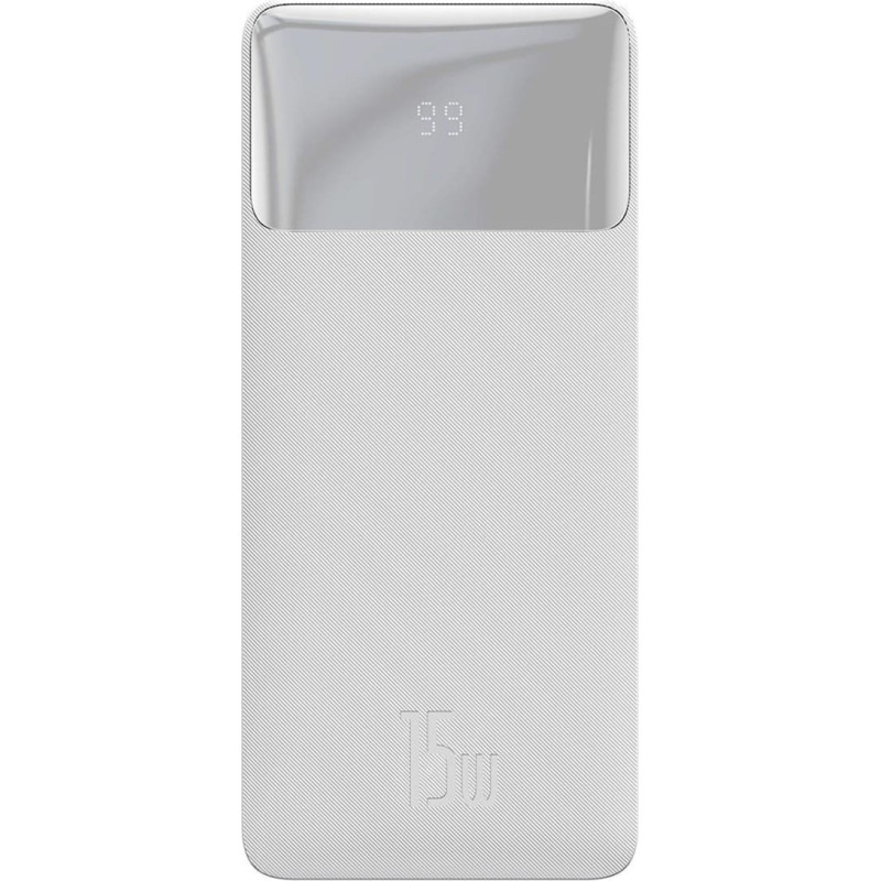 Powerbank Baseus Bipow 10000mAh, 15W (white)