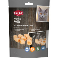 Trixie Gardumi kaķiem - Trixie Premio Rolls with Chicken Breast & Salmon, 50 g
