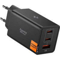 SPIGEN ESSENTIAL EE673EU 3-PORT NETWORK CHARGER 67W BLACK