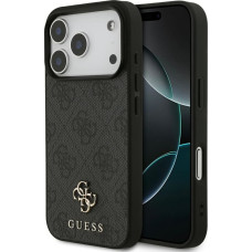 Guess 4G Small Classic Logo MagSafe case for iPhone 17 Pro black