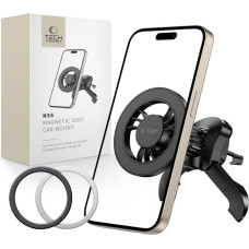 Tech-Protect N56 MagSafe automa&scaron;īnas turētājs viedtālrunim - melns