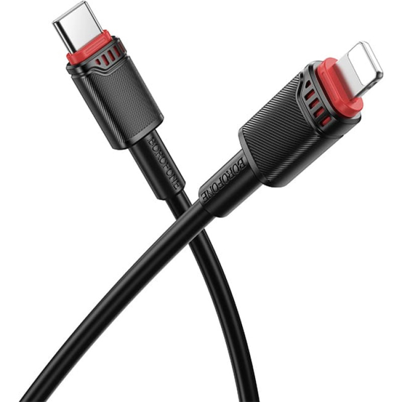 Borofone Cable BX110 Beneficio - USB to Lightning - 2,4A 1 metre black