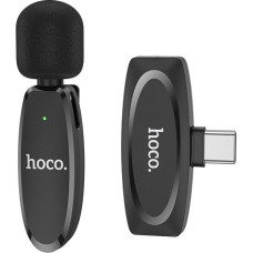 Hoco L-15 bezvadu piespraužams mikrofons, USB C tipa