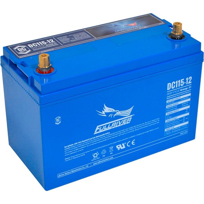 Akumulators FULLRIVER, 12V 115Ah, AGM