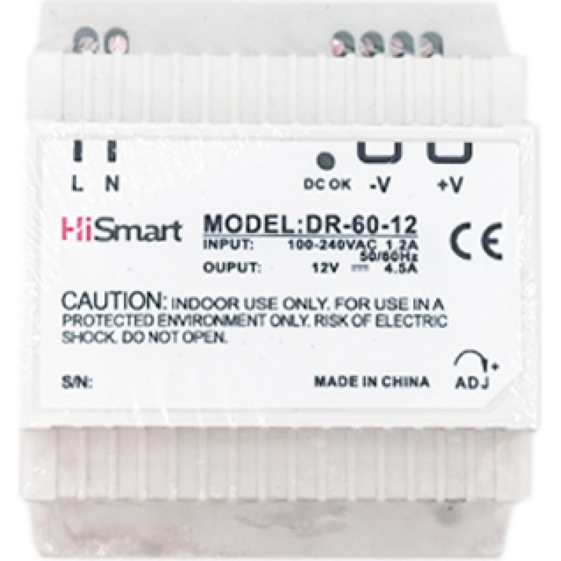Hismart Baro&scaron;anas bloks 12 V, 4,5 A, 60 W, DIN