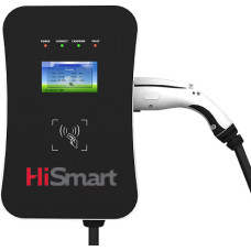 Hismart Elektroauto uzlādes stacija, 2. tips, 22 kW, 32 A, 3 fāžu, 5 m