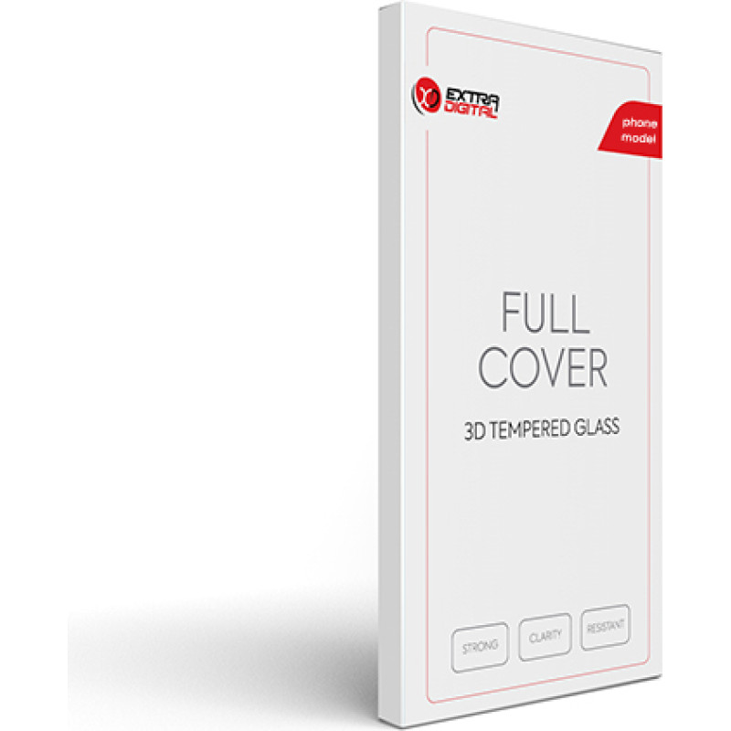 Extradigital Rūdīta stikla ekrāna aizsargs Samsung Galaxy SA41 (3D, melns)