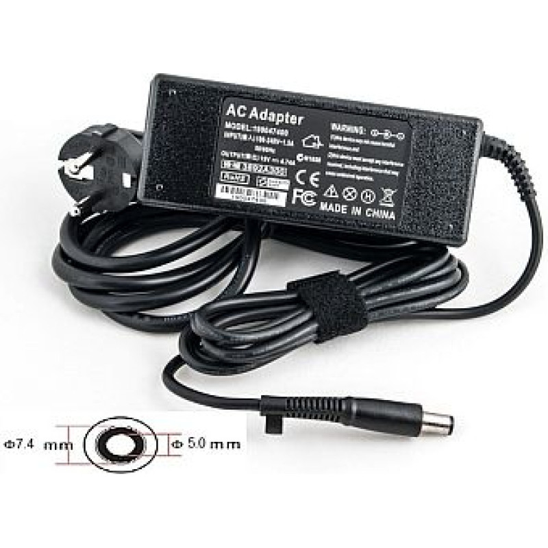 Extradigital Klēpjdatora strāvas adapteris HP 90W, 19V, 4.7A
