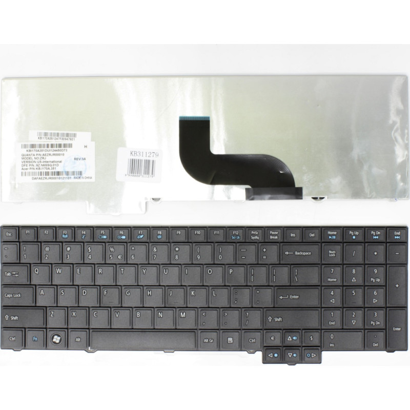 Acer Tastatūra ACER TravelMate: 5760, 5760G, 5760Z, 5760ZG