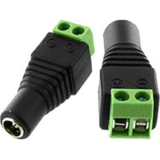 Extradigital Līdzstrāvas ligzdas savienotāja spraudnis 2,1 mm x 5,5 mm, 10 gab.