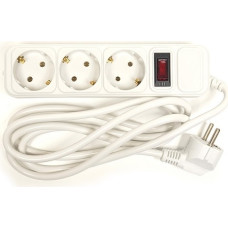 EXD Pagarinātājs 1,8 m, 3 rozetes, ar slēdzi