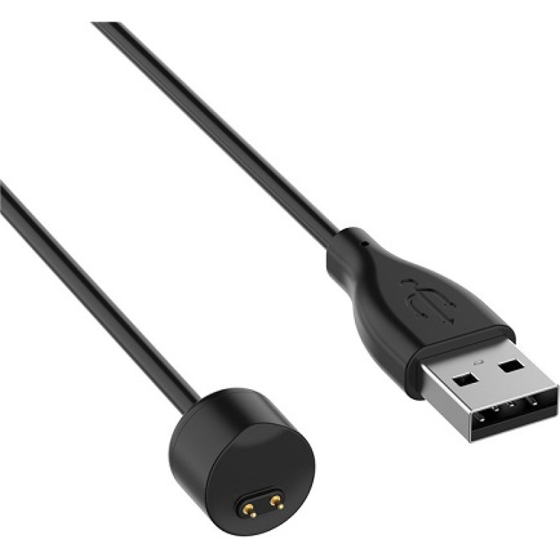 Hismart Magnētiskais lādētājs XIAOMI Mi Band 5/6/7, USB, 40 cm