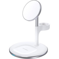 Choetech MagSafe bezvadu magnētiskais uzlādes statīvs CHOETECH, 15 W, 3 vienā