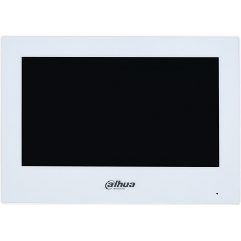 Dahua 7 collu krāsains 2 vadu IP un Wi-Fi iek&scaron;telpu monitors VTH2622GW-W, balts