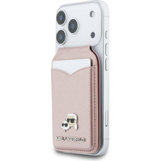 Karl Lagerfeld Mirror MagSafe Cardslot Stand Pink