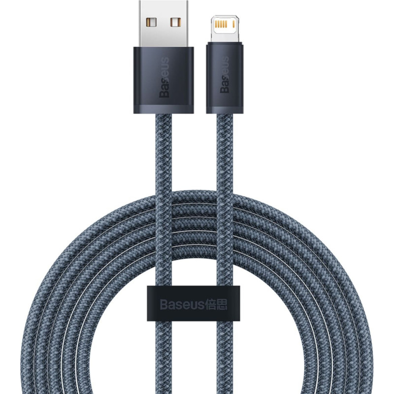 Baseus Kabelis iPhone USB - Lightning 2.4A 2m - pelēks