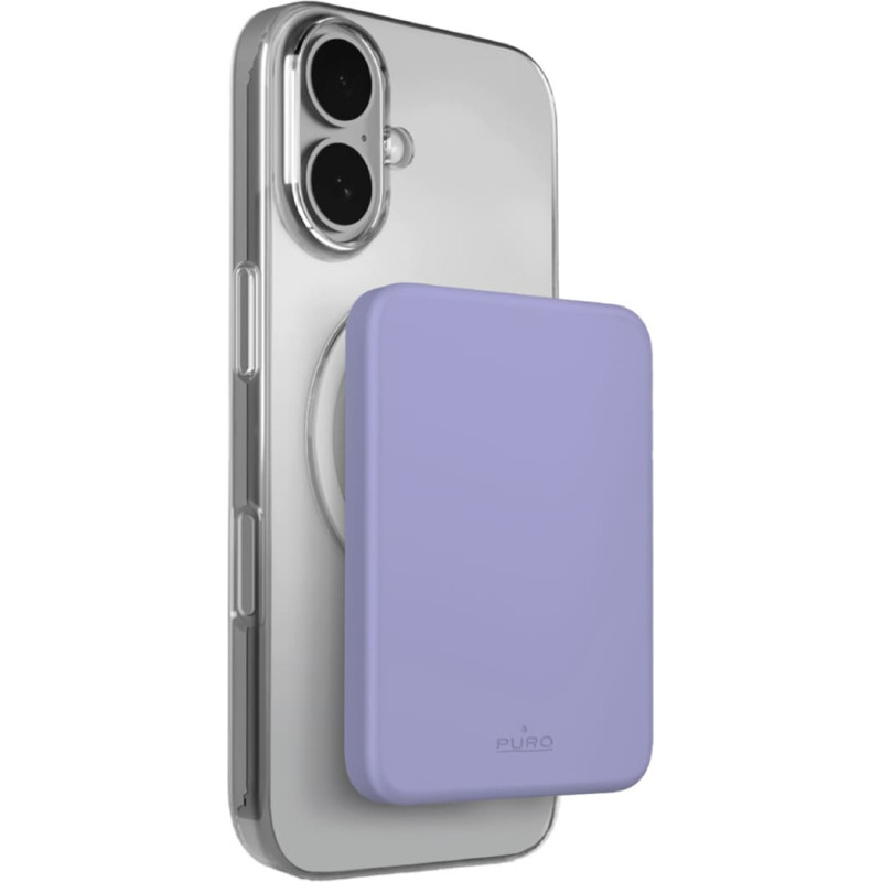 Puro Ultraplāns 4200mAh USB-C MagSafe magnētiskais baro&scaron;anas bloks - violets