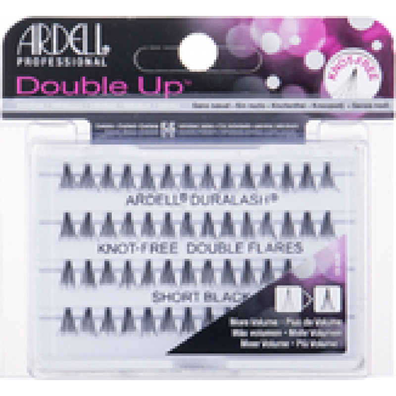 Ardell Double Up Duralash Knot-Free Double Flares ( 56 pcs ) - Tufa sticky lashes without knot