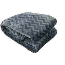 Mikrošķiedras sega 200x220 Zigzaga grafīta 20