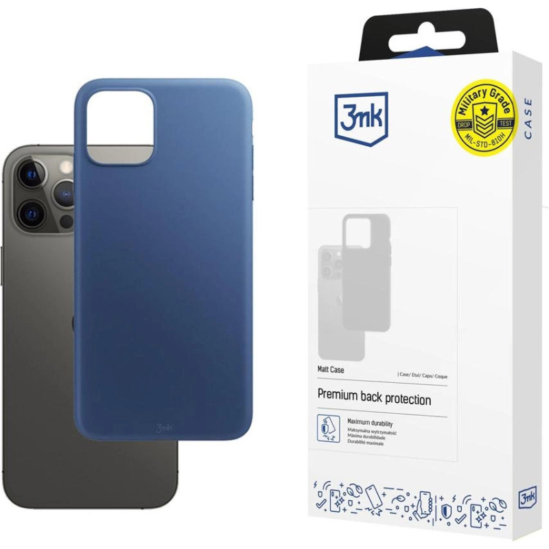 3Mk Protection 3mk Matt Case for iPhone 12 Pro Max - Matte Blue