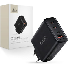 Tech-Protect NC140W-GAN 4-Port 140W Wall Charger - Black