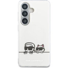 Karl Lagerfeld IML K&CH Peekaboo Logo Magnetic Case for iPhone Samsung Galaxy S26+ White