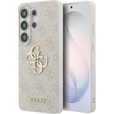 Guess PU 4G Metal Logo Case for Samsung Galaxy S26 Ultra Pink