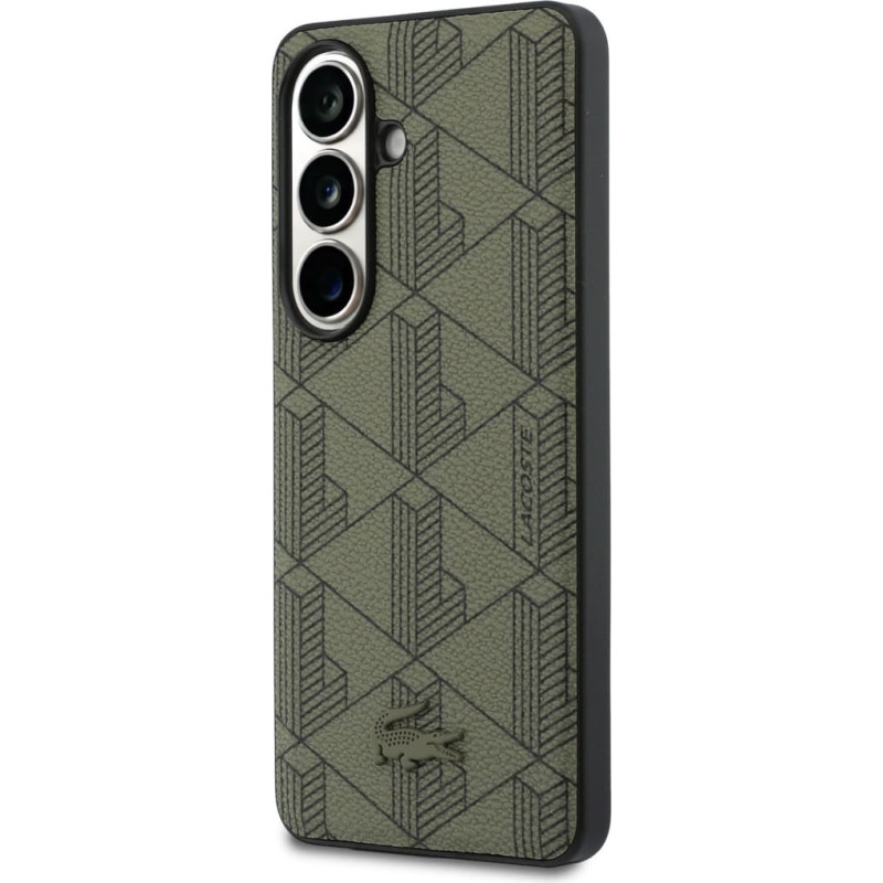 Lacoste PVC Blend Monogram Magnetic Case for Samsung Galaxy S26 Khaki