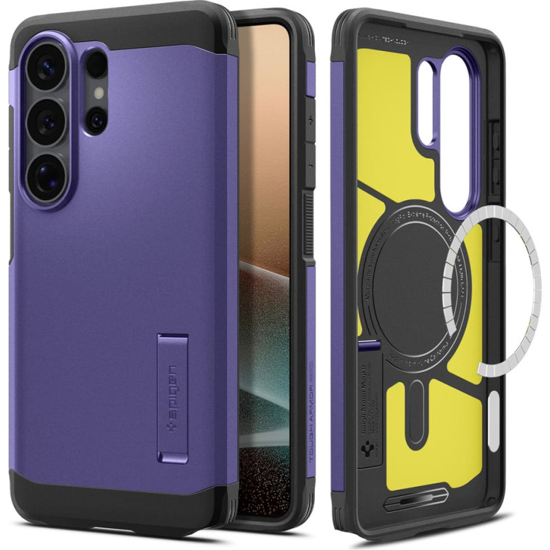 Spigen Tough Armor Mag MagSafe Case for Samsung Galaxy S26 Ultra - Purple