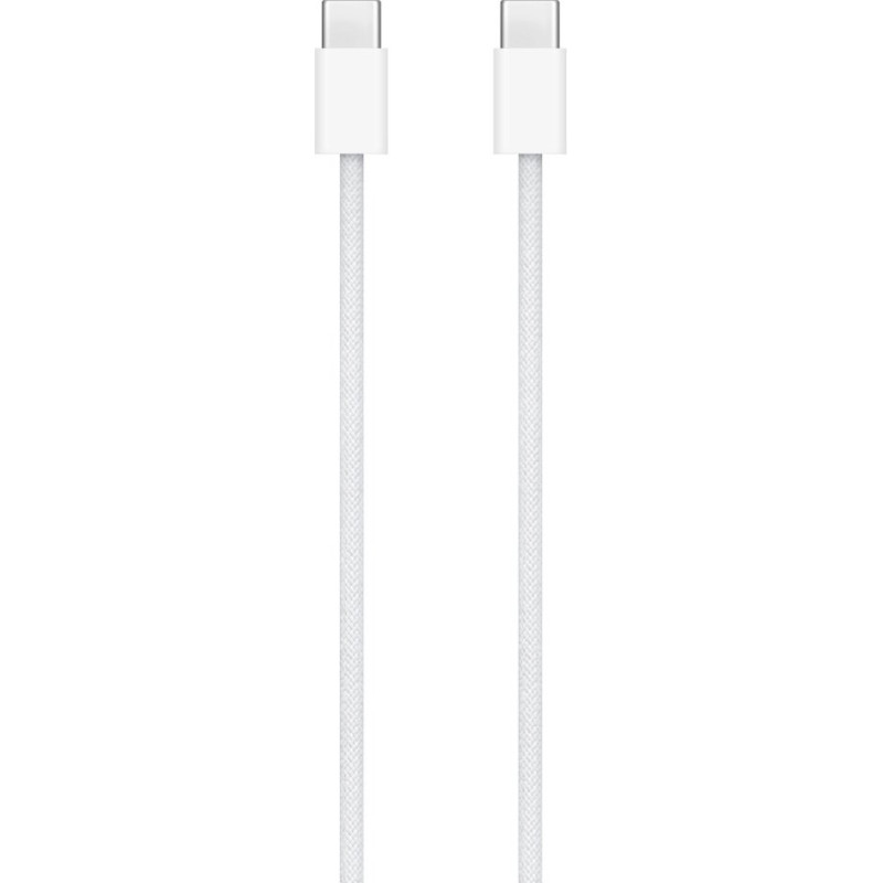 MM093ZM|A iPhone USB-C|USB-C 60W Woven Data Cable 1m White (Bulk)